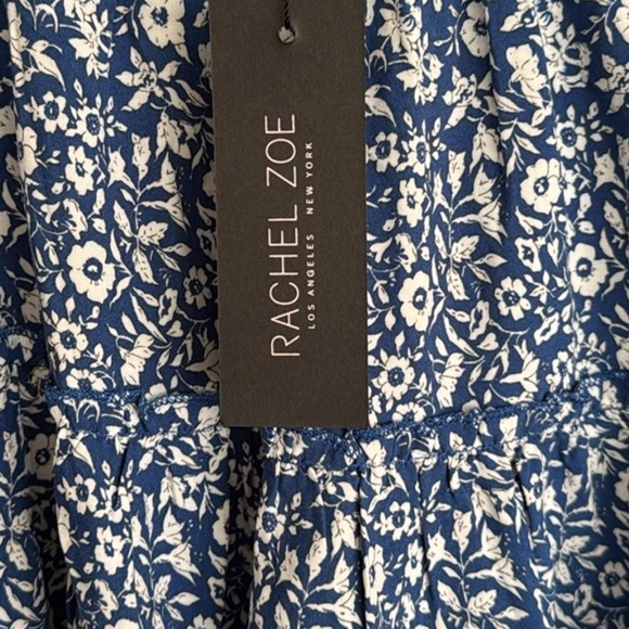 Rachel Zoe Blue Floral Skirt - Picture 8 of 11